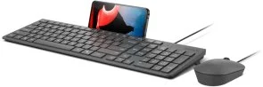 Фото: Комплект клавіатура+миша Lenovo 310 USB-A Wired Combo Ukraine Grey (GX31R09776) № 5 | KTC