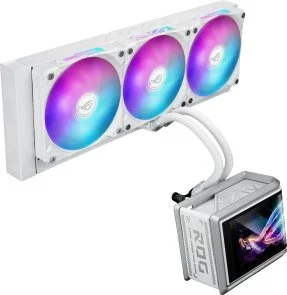 Фото: Система рідинного охолодження ASUS ROG Ryuo IV SLC 360 ARGB White (90RC0152-B0EAY0) № 4 | KTC