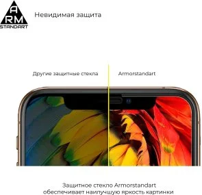Фото: Захисне скло ArmorStandart for Apple iPhone 12 Mini - Premium 3D (ARM57409) № 4 | KTC