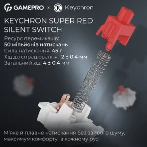 Фото: Клавіатура GamePro Asgard Drakkar MK305BK WL/BT/USB Black № 9 | KTC