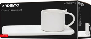 Чашка Ardesto 250ml White (AR3073WS)