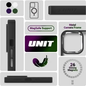 Фото: Чохол ArmorStandart for Apple iPhone 13 Pro - Unit MagSafe Black (ARM66939) № 5 | KTC