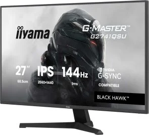 Фото: Монітор iiyama G2741QSU-B1 Black - 27" IPS / 2560×1440 / 144 Гц / Nvidia G-Sync Compatible № 3 | KTC