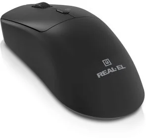 Фото: Миша Real-EL RM-317W Wireless Black (EL123200052) № 5 | KTC