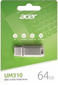 Флешка USB Acer UM310 64GB Silver (BL.9BWWA.581)