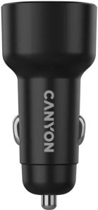 Автомобільний зарядний пристрій Canyon OnDrive 48 48W Black (CNE-CCABR3AC)