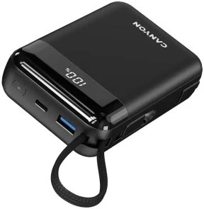 Фото: Батарея універсальна Canyon OnPower 204 20000mAh 22.5W Built-In USB-C / Lightning (CNS-CPB204B) № 3 | KTC