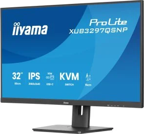 Фото: Монітор iiyama ProLite XUB3297QSNP-B1 Black - 32" IPS / 2560×1440 / 100 Гц / Adaptive Sync / Pivot / HAS № 3 | KTC
