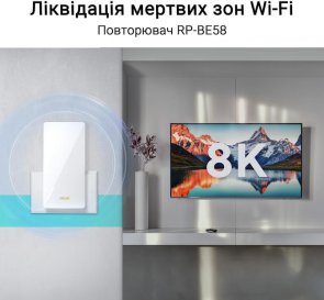 Репітер Wi-Fi ASUS RP-BE58 (90IG09J0-MO0C00)