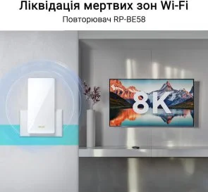 Фото: Репітер Wi-Fi ASUS RP-BE58 (90IG09J0-MO0C00) № 6 | KTC