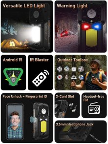 Смартфон Ulefone Armor 29 Pro 16/512GB Marvel Black (6975326668224)