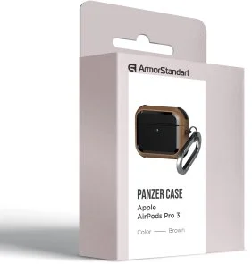 Фото: Чохол ArmorStandart for Apple Airpods Pro 3 - Panzer Brown (ARM88287) № 2 | KTC