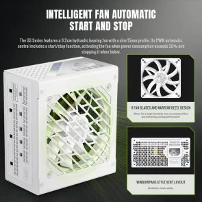 Фото: Блок живлення Gamemax 650W GS 650G WH V25 № 9 | KTC