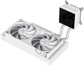 Фото: Система рідинного охолодження Gamemax GLACIER 240 LCD WH № 7 | KTC
