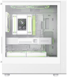 Корпус Gamemax Aeris 330 GB White with window (AERIS 330 GW)