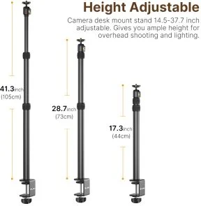 Фото: Штатив Ulanzi Vijim Desktop Extendable Light Stand (2487) № 8 | KTC