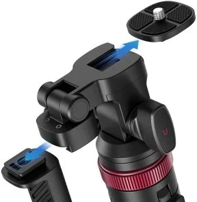 Фото: Штатив Ulanzi Vijim MT-78 Tripod Black (T077GBB1) № 4 | KTC