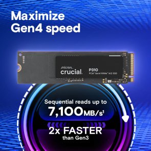 SSD-накопичувач Crucial P310 2280 PCIe 4.0 x4 NVMe 1TB (CT1000P310SSD8)