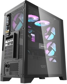 Корпус DARKFLASH DRX70 Mesh Black with window (DRX70 MESH BLACK)