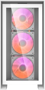 Корпус DARKFLASH DRX70 Glass White with window (DRX70 GLASS WHITE)