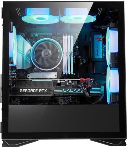 Корпус DARKFLASH DLM22 Black with window (DLM22 BLACK)