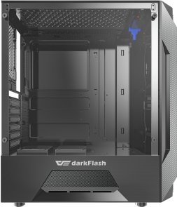 Корпус DARKFLASH LEO Black with window
