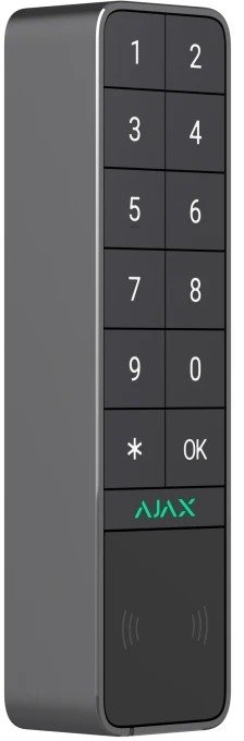 Бездротова клавіатура Ajax KeyPad Outdoor Jeweller Graphite (99969.286.GP1)