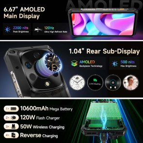 Смартфон Ulefone Armor 28 Ultra Thermal 16/1TB Epic Black (6975326668231)