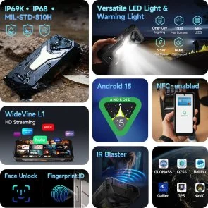 Фото: Смартфон Ulefone Armor 34 Pro+ 16/512GB Pulse Black (6975326661034) № 9 | KTC