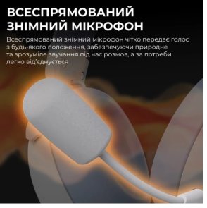 Гарнітура Ajazz AHM08 Max WL/BT Purple/White/Blue (AHM08-MAX-PWB)