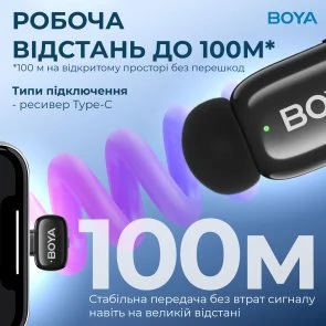 Фото: Радіосистема BOYA mini-14 Type-C Black № 10 | KTC
