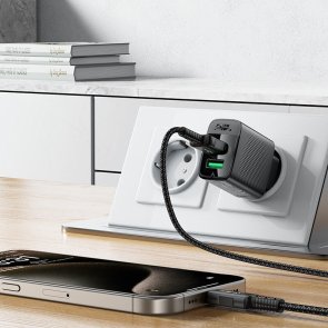 Зарядний пристрій Acefast A86 2.4A Black (6974316283270)