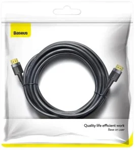 Фото: Кабель Baseus Cafule HDMI/HDMI 5m Black (CADKLF-H01) № 3 | KTC