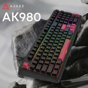 Фото: Клавіатура Ajazz AK980 Red Switches USB Black/Red (AK980-R-BR) № 6 | KTC