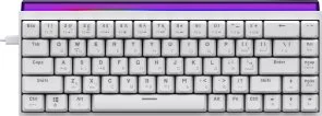 Фото: Клавіатура Ajazz NK68 Red Switch USB White (NK68-R-W) № 2 | KTC