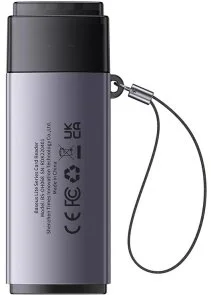 Фото: Кардрідер Baseus Lite Series Card Reader Grey (WKQX060013) № 5 | KTC