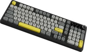 Фото: Клавіатура Ajazz AF98 Plus USB/WL/BT Black/Gray/Yellow (AF98-PLUS-BGY) № 5 | KTC