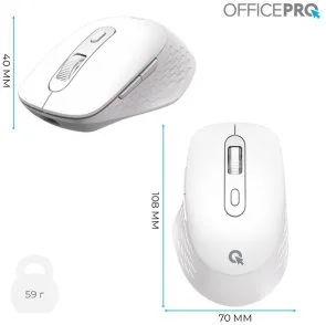Фото: Миша OfficePro M265W Wireless White № 12 | KTC