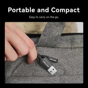 Фото: Перехідник Vention USB-A M / Jack 3.5mm 0.25m Black (CVEBC) № 4 | KTC