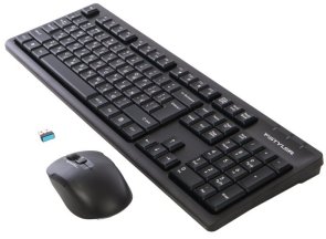 Комплект клавіатура+миша A4tech FG1200S Wireless Black (FG1200S Black)