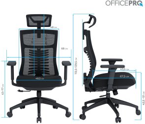 Крісло OfficePro Balance OC550-B-B-B Black