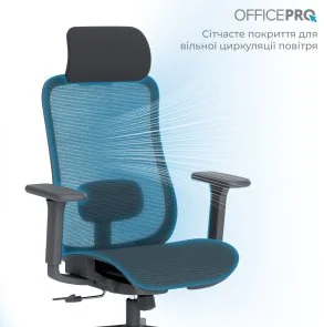 Фото: Крісло OfficePro Wave OC670 Black (OC670-B-B-B) № 10 | KTC