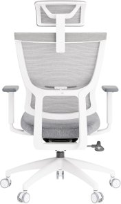 Крісло OfficePro Elegant OC600 White/Light Gray (OC600-W-LG-LG)