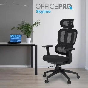 Фото: Крісло OfficePro Skyline OC580-B-B-B Black № 9 | KTC