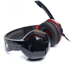 Гарнітура накладна ReaL-EL GDX-7800, Black/Red ( Gaming )