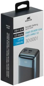 Фото: Батарея універсальна Riva RivaPower VA1080 30000mAh 65W Black (VA1080 (Black)) № 10 | KTC