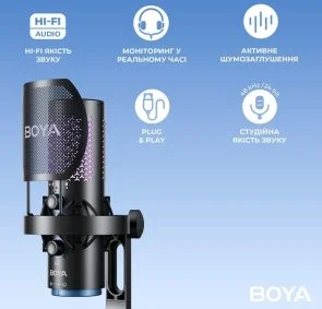 Фото: Мікрофон BOYA K5-02 RGB Black (BOYA K5-02) № 10 | KTC