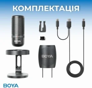 Фото: Мікрофон BOYA K3-02 RGB Black (BOYA K3-02) № 13 | KTC