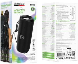 Портативна колонка BOROFONE BR100 Joy Sports Black (6941991125614)