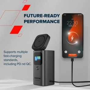Батарея універсальна Canyon Powerbank OnPower 150 15000mAh 100W Qi2 15 (CNS-CPB150DG)